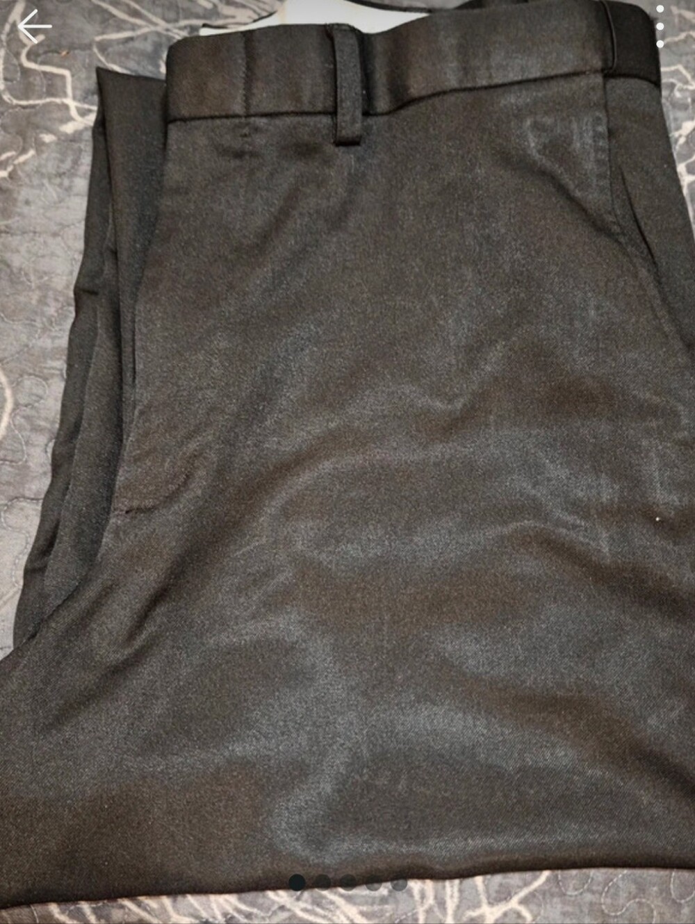 Puritan Men's Black Dress Pants - Flat Front